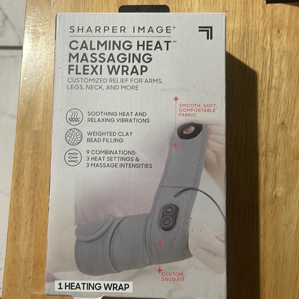 Massaging heat flexi wrap
